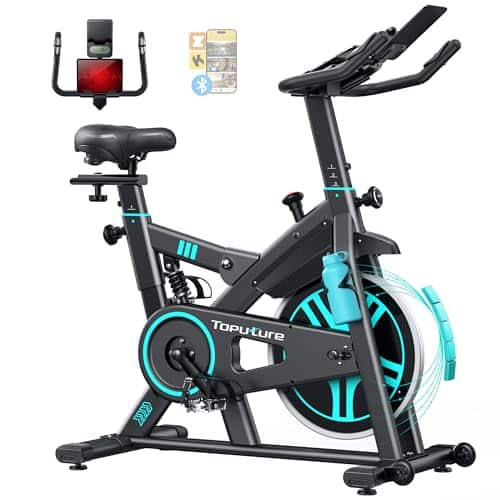 Test du vélo d’appartement connecté Toputure, 100 niveaux de résistance
