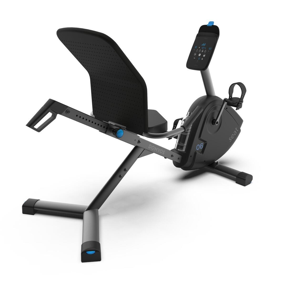 Test du vélo d'appartement connecté domyos eb seat de Decathlon