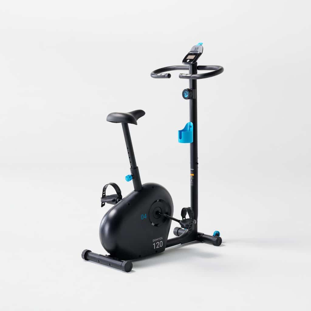 Test du vélo d'appartement Decathlon essentiel eb 120