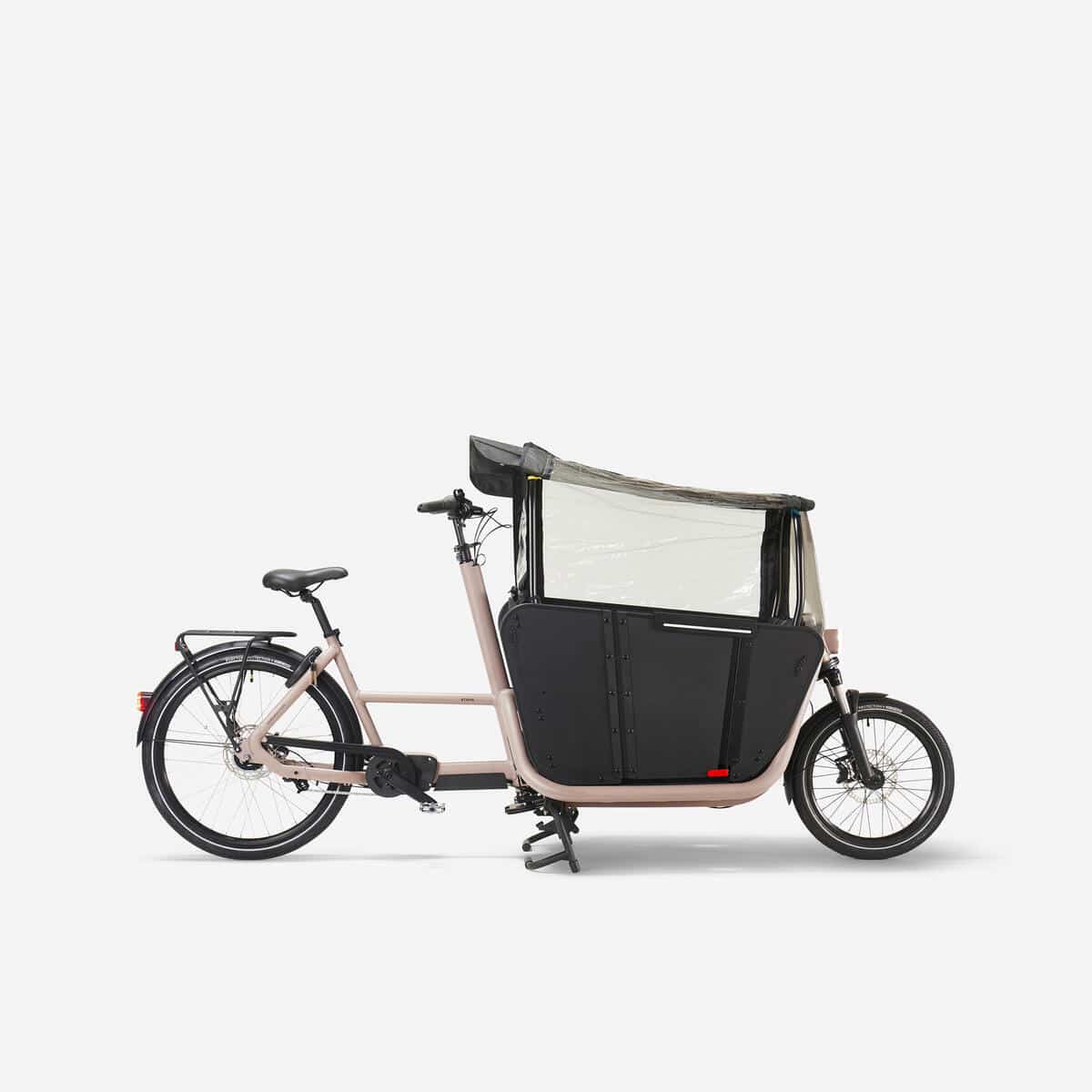 Test : vélo cargo électrique F900E Decathlon pour la famille