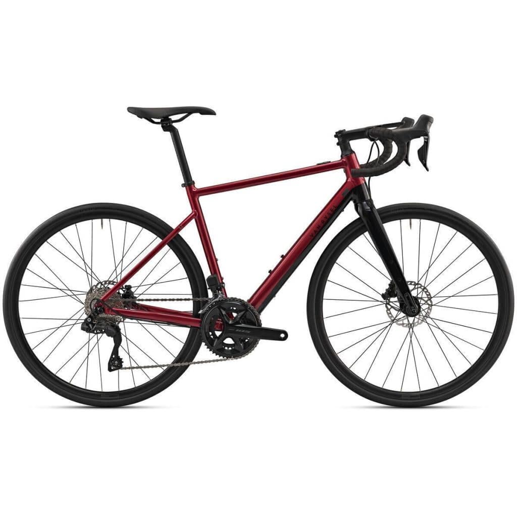 Test : vélo électrique Decathlon Shimano 105 Di2 rouge
